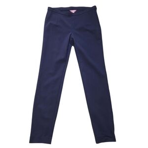 Lilly Pulitzer  Allesia Stretch Dinner Pants Midnight Navy Side Zipper Sz 8 NWT
